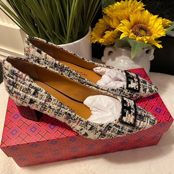 Tory Burch Shoes - Tory Burch GIGI Tweed Pointy Toe Pump
